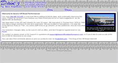 Desktop Screenshot of davezoffroadperformance.com